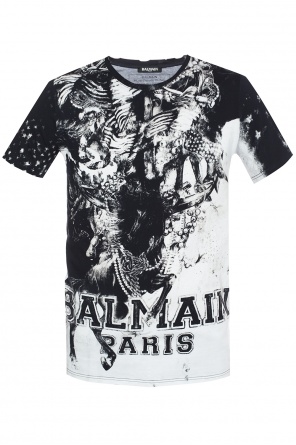 Raw-trimmed t-shirt, zdjęcie 1 Raw-trimmed t-shirt od Balmain